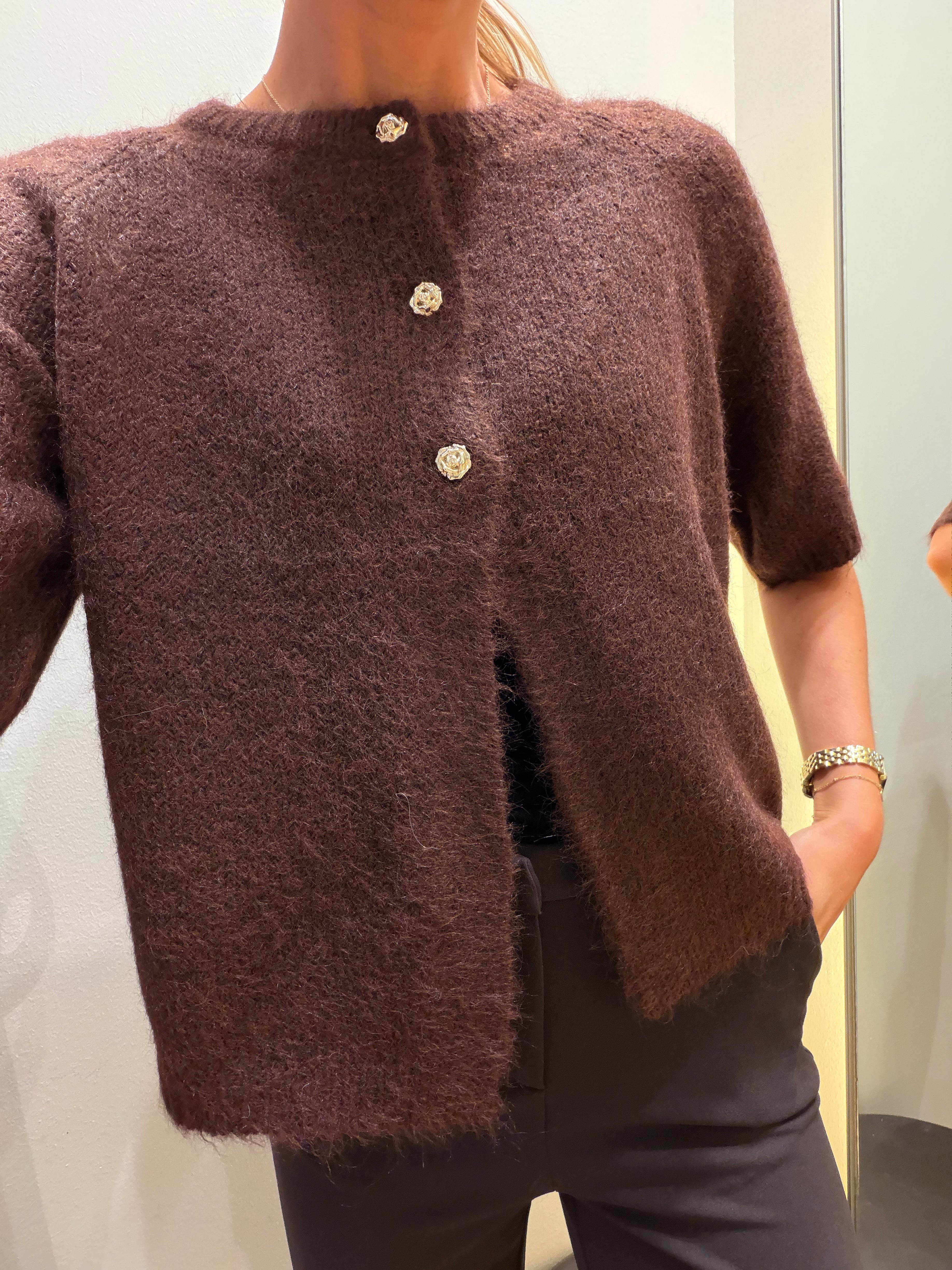 VMJILL Knitted Cardigan - Chicory Coffee